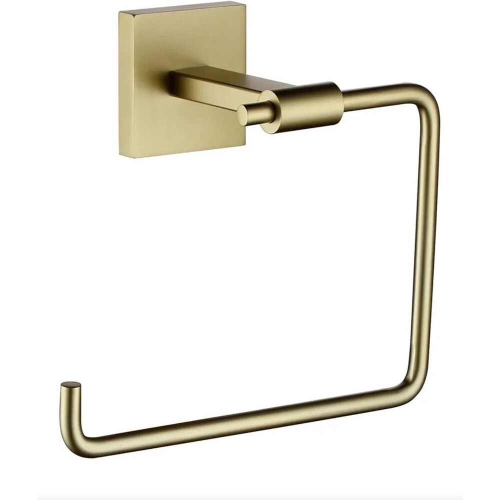 KOKOSIRI TOWEL HOLDER GOLDEN CHAMPAIGNE  NO SCREWS -B3007BG (B-7) NEW